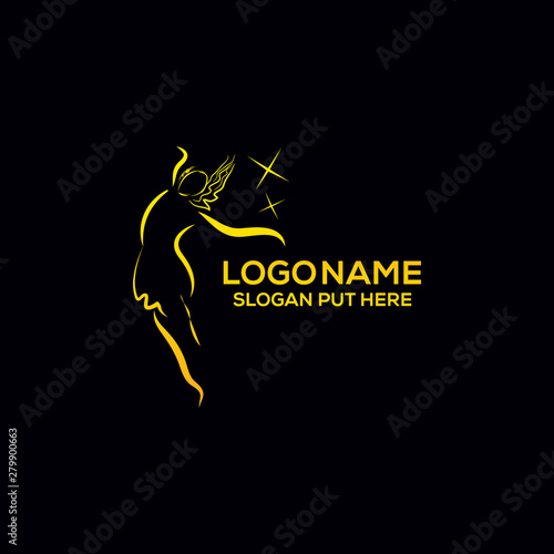 Princess dreams logo design template