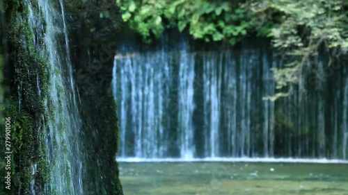 View of Shiraito Falls, Karuizawa, Nagano Prefecture, Japan photo