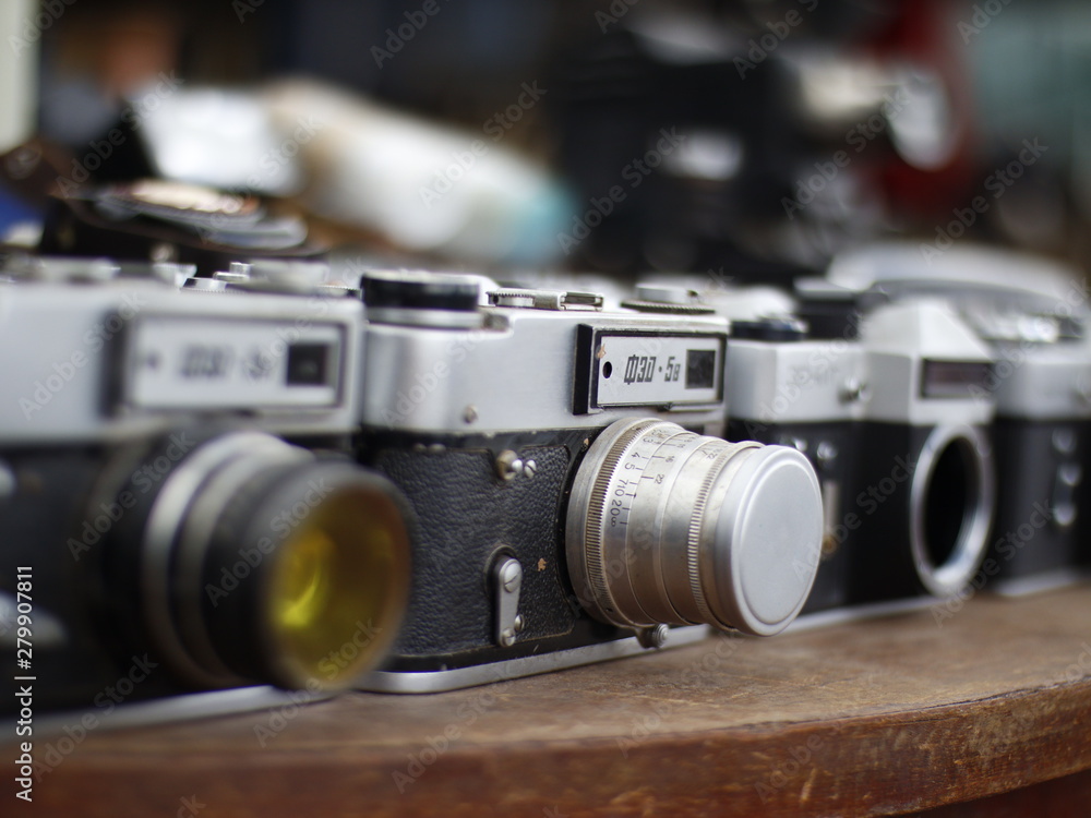 used film cameras. photo fair