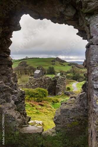 Rock of Dunamase in County Laois, Ireland
