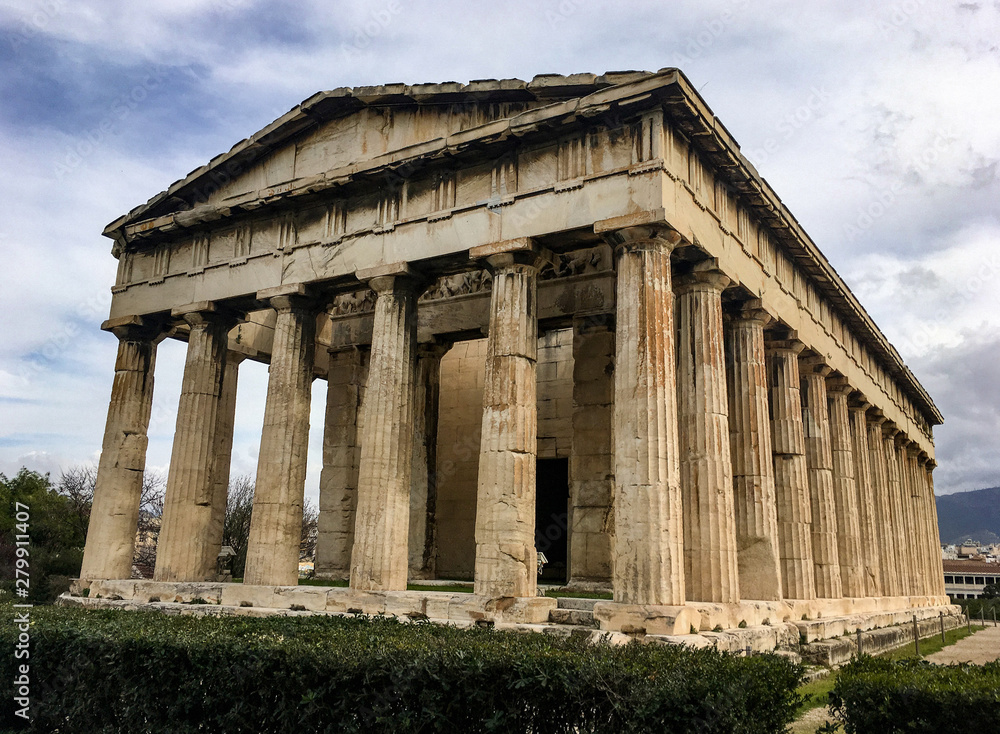 Famous Hefaisteion monument in Greek Agora, Athens