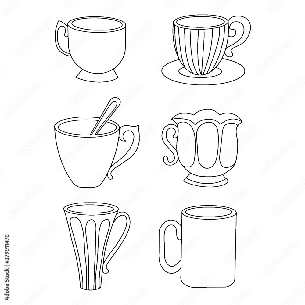 Vector illustration a cup.