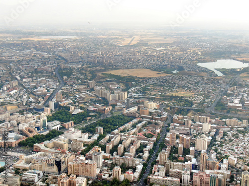 Fascinating view on Yerevan City, Capital of Armenia