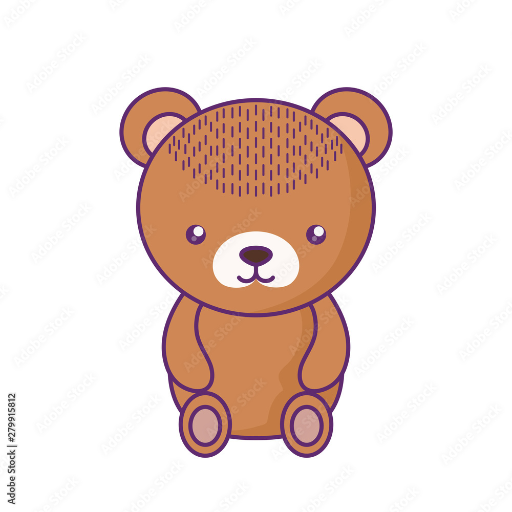 cute little bear baby character cute little bear baby character