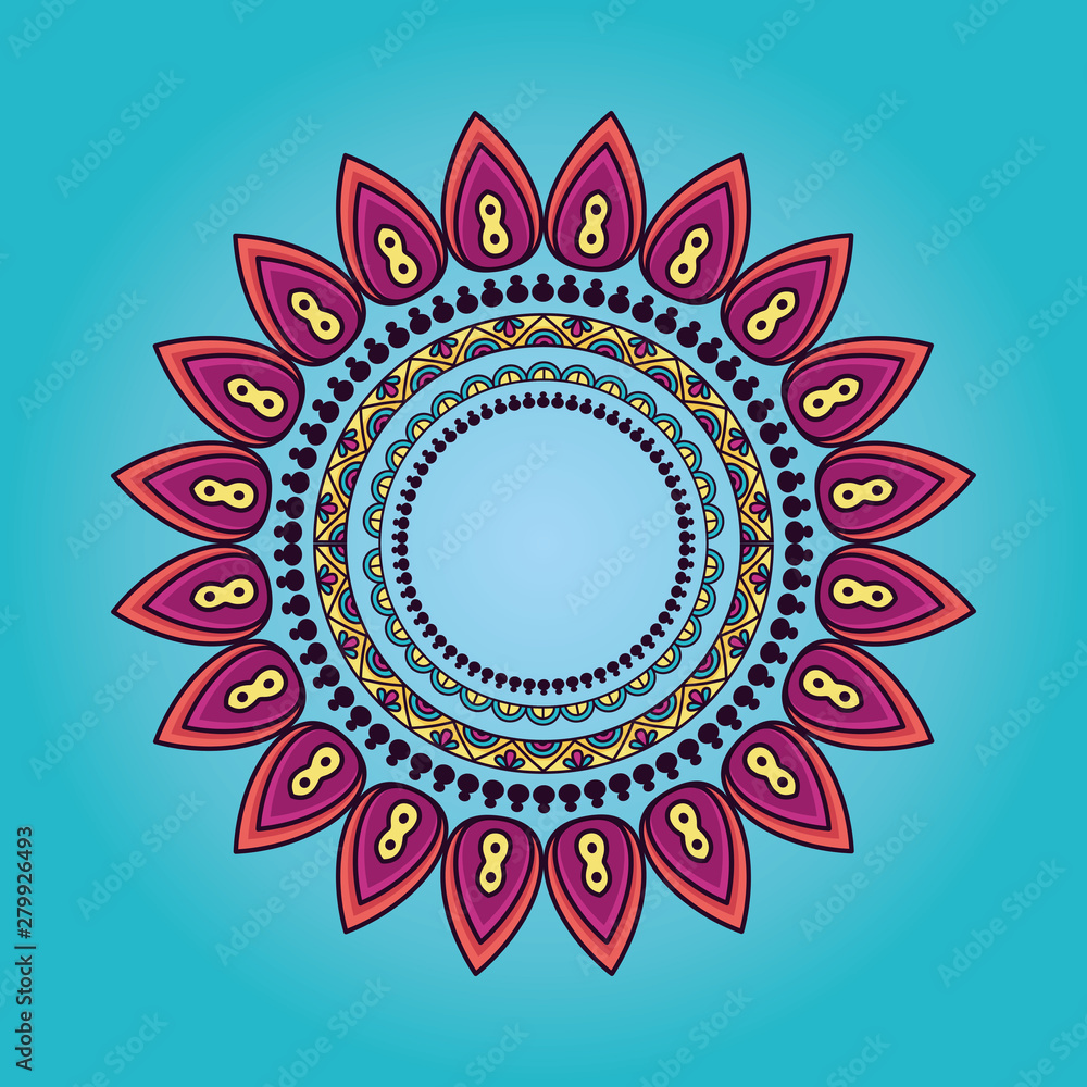 mandala floral decoration ethnic design mandala floral decoration ethnic design
