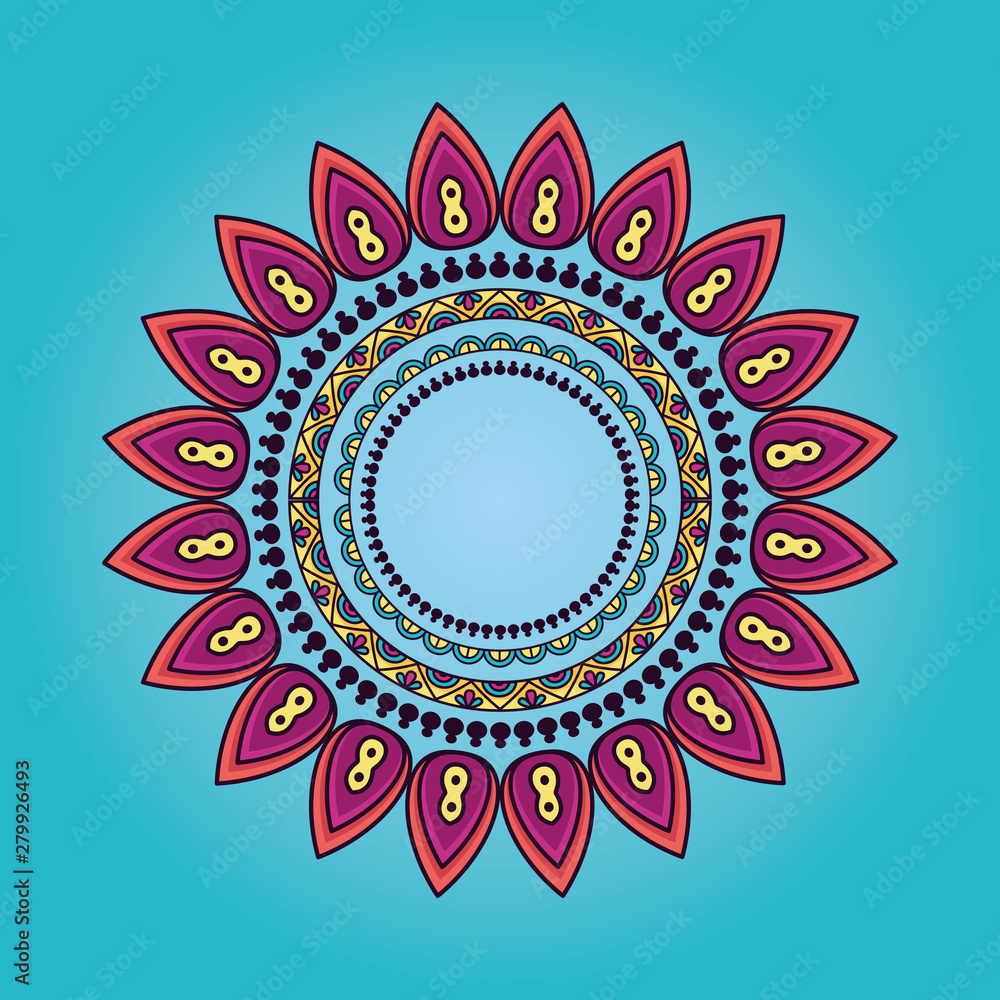 mandala floral decoration ethnic design