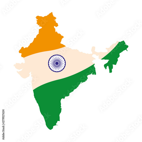 india independence day flat design