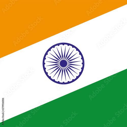 india independence day flat design