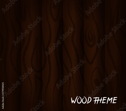 Wood imitation theme