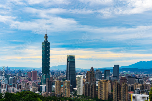 cityscape of Taipei, Taiwan