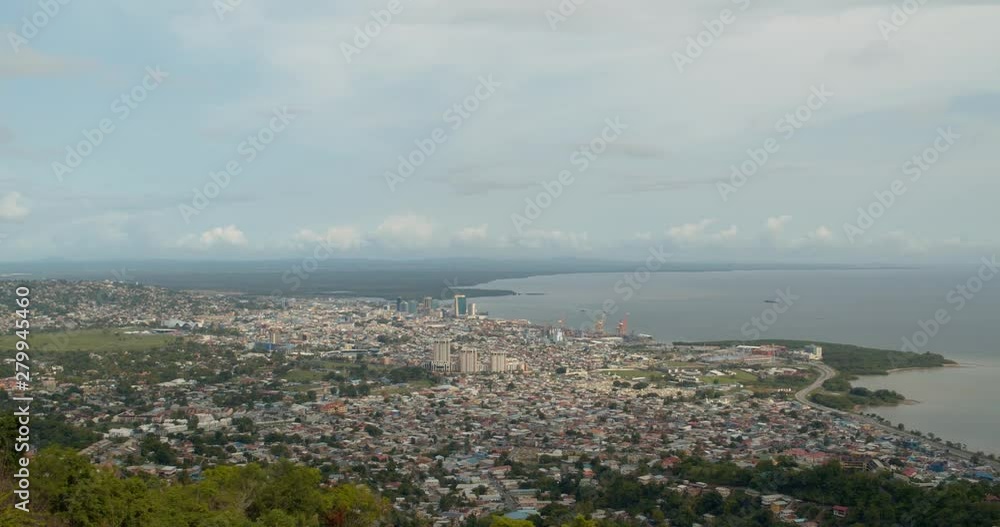 Amazing Time-lapse of city of Port of Spain on the Caribean island of Trinidad and Tobago Amazing Time-lapse of city of Port of Spain on the Caribean island of Trinidad and Tobago