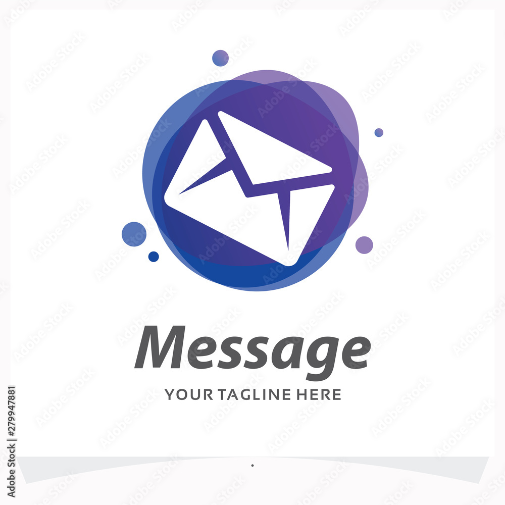 Message Logo Design Template Message Logo Design Template