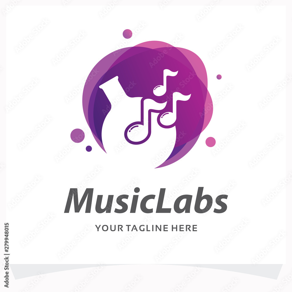 Music Labs Logo Design Template