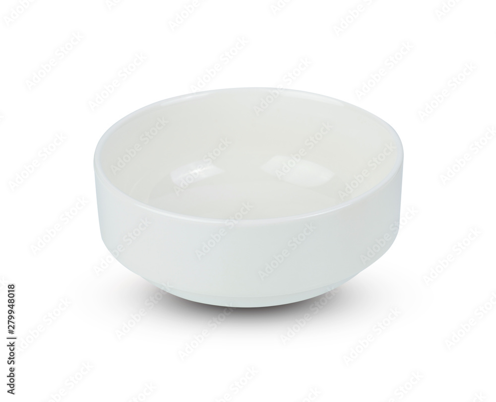 white ceramic bowl on white background white ceramic bowl on white background