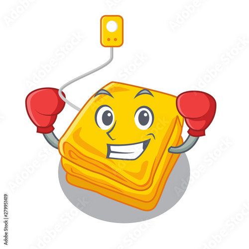 Boxing electric blanket in the character shape
