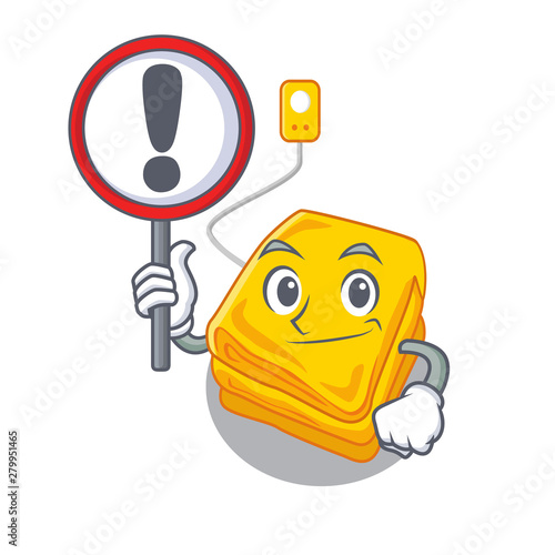 With sign electric blanket in the character shape