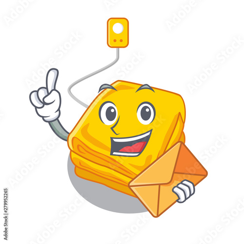 With envelope electric blanket isolated with the cartoon