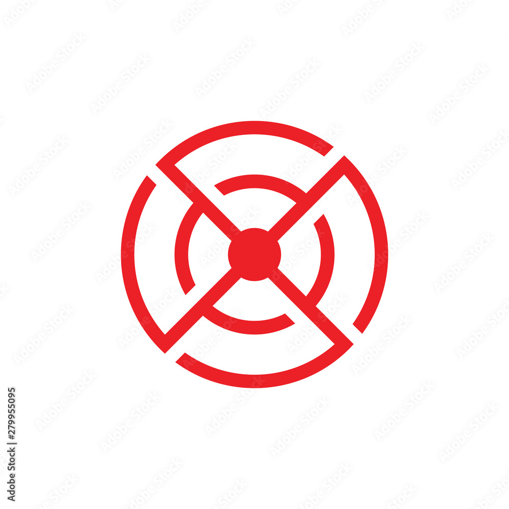 pointing target circle design symbol vector pointing target circle design symbol vector