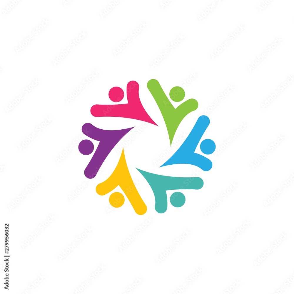 Obraz premium Community, network and social icon