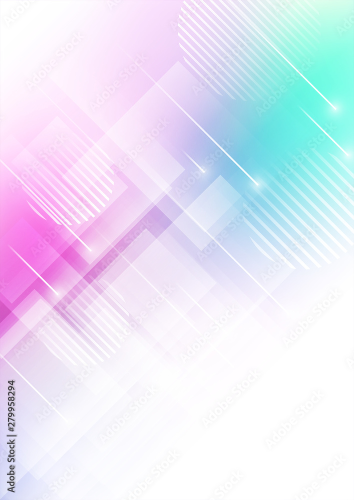 Abstract colors background with geometric shapes