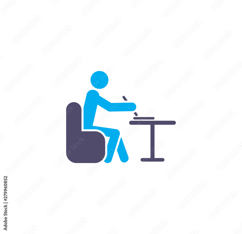 Business person icon on background for graphic and web design. Simple illustration. Internet concept symbol for website button or mobile app. Business person icon on background for graphic and web design. Simple illustration. Internet concept symbol for website button or mobile app.