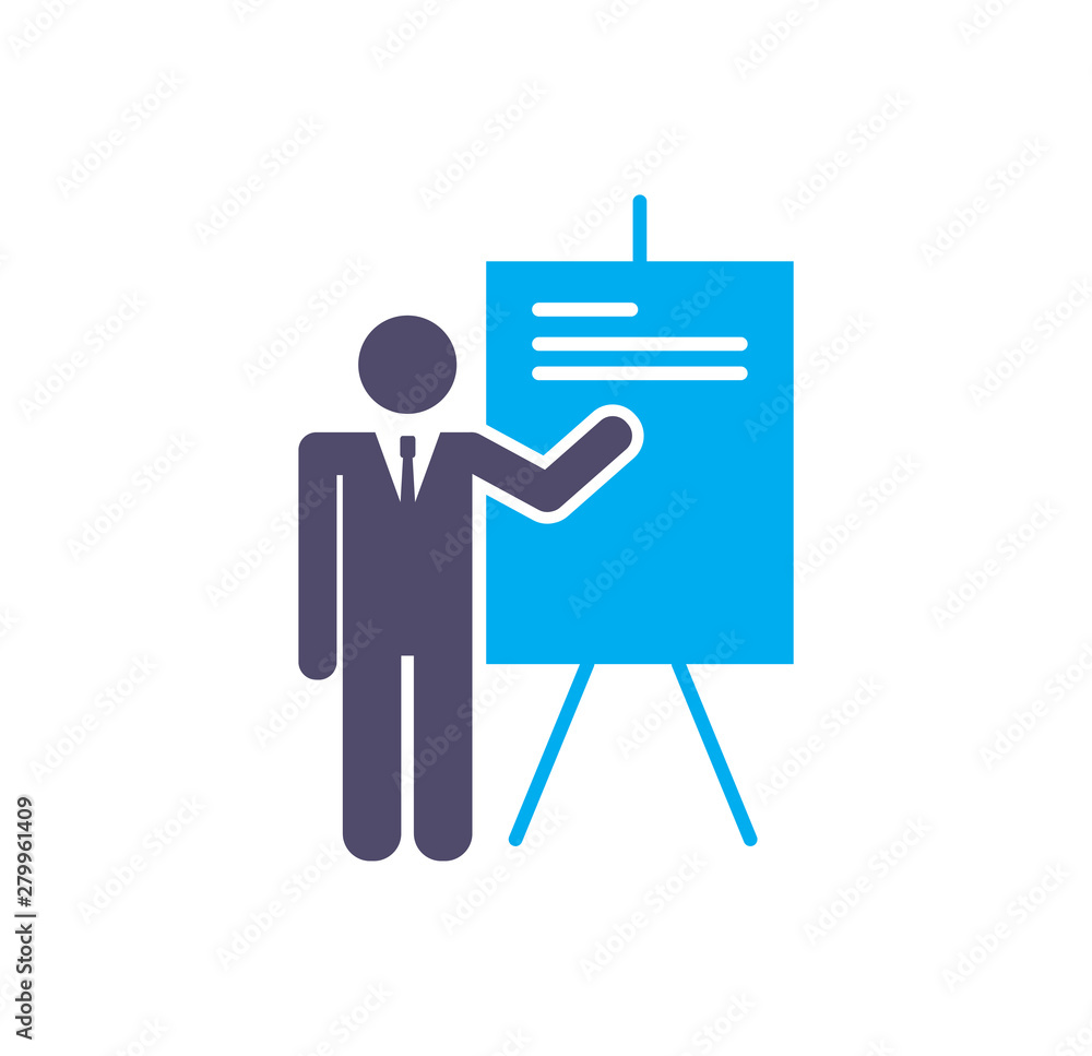 Business person icon on background for graphic and web design. Simple illustration. Internet concept symbol for website button or mobile app. Business person icon on background for graphic and web design. Simple illustration. Internet concept symbol for website button or mobile app.