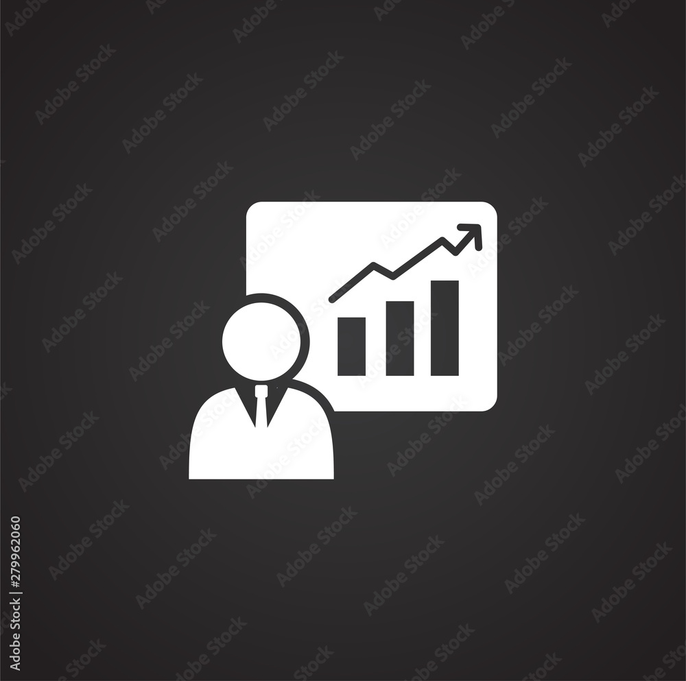 Business person icon on background for graphic and web design. Simple illustration. Internet concept symbol for website button or mobile app. Business person icon on background for graphic and web design. Simple illustration. Internet concept symbol for website button or mobile app.