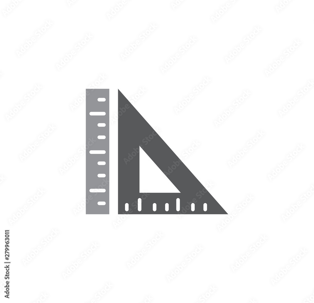 Measuring tool icon on background for graphic and web design. Simple illustration. Internet concept symbol for website button or mobile app. Measuring tool icon on background for graphic and web design. Simple illustration. Internet concept symbol for website button or mobile app.