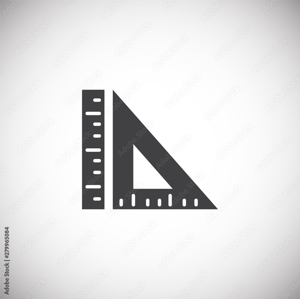 Measuring tool icon on background for graphic and web design. Simple illustration. Internet concept symbol for website button or mobile app. Measuring tool icon on background for graphic and web design. Simple illustration. Internet concept symbol for website button or mobile app.