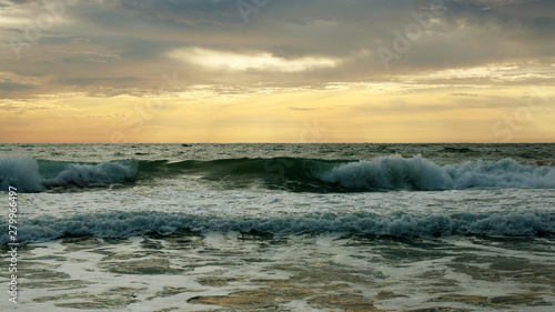 Sunset on the beach, Karon, Phuket, Thailand