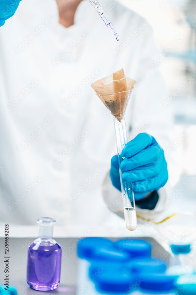 Fototapeta premium Soil Testing. Laboratory Analysis