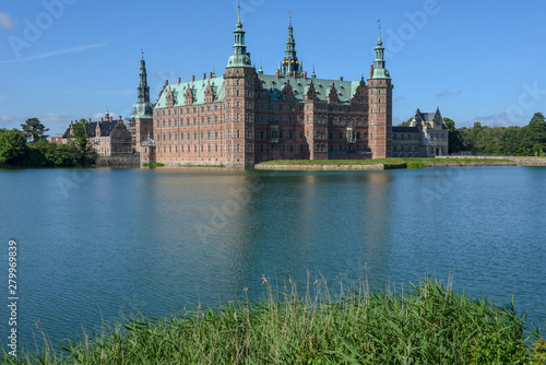 The castle of Frederiksborg at Hillerod, Denmark