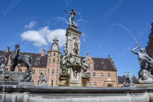 The castle of Frederiksborg at Hillerod on Denmark photo