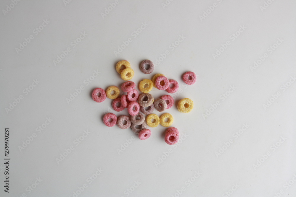 delicious colorful round breakfast cereals delicious colorful round breakfast cereals