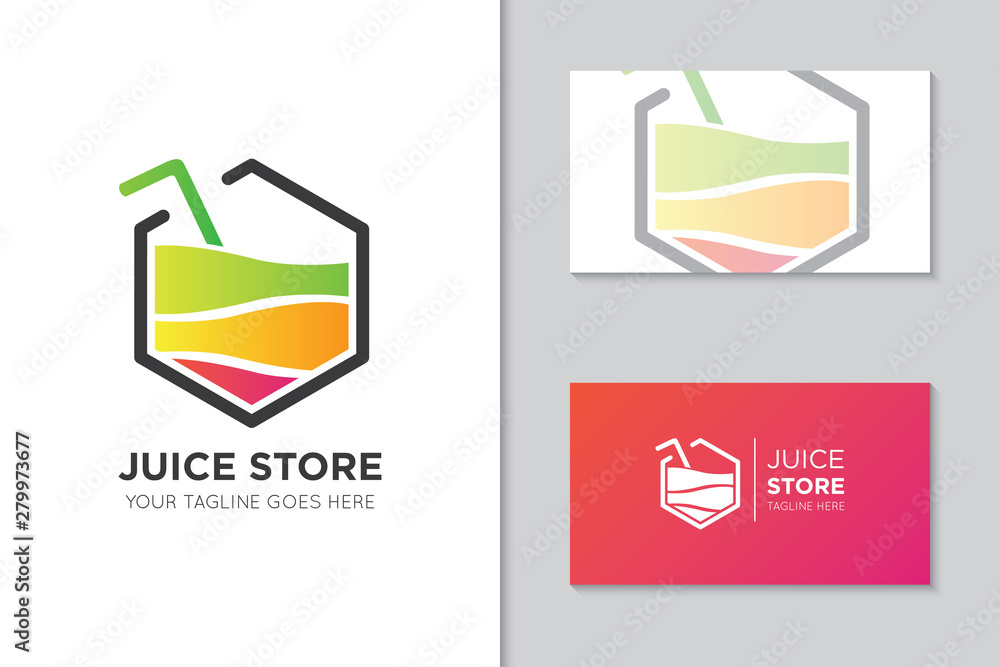 juice logo and icon vector illustration design template juice logo and icon vector illustration design template