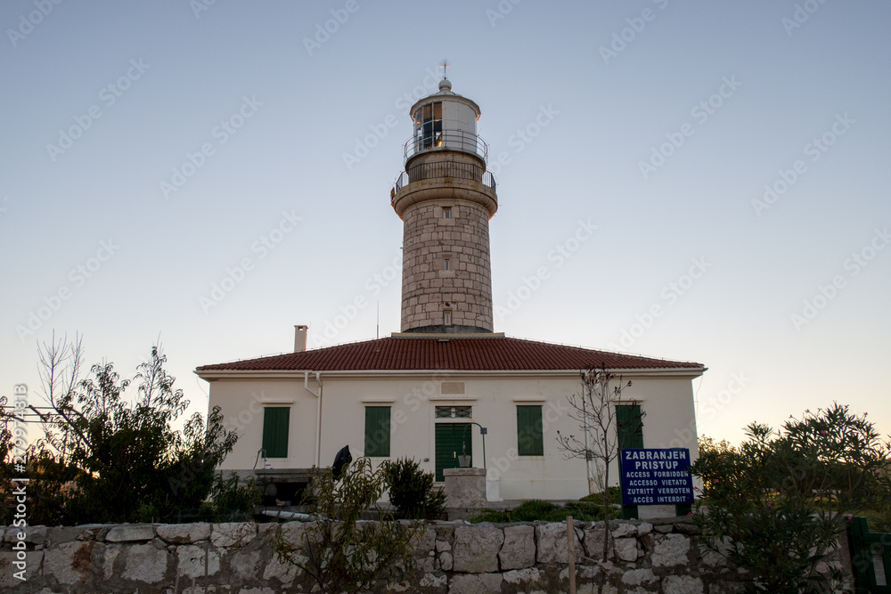 Lighthouse Struga, Lastovo, Croatia