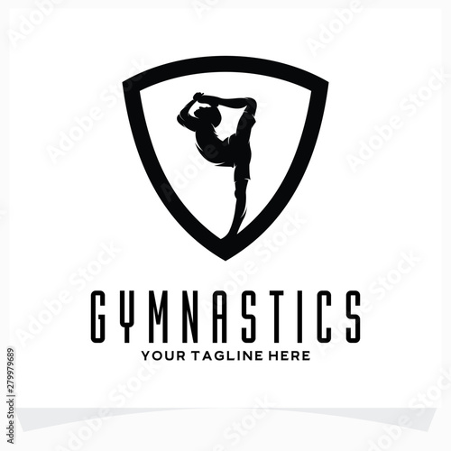 Gymnastic Logo Design Template