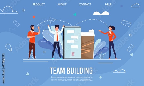 Landing Page Advertising Effective Team Building