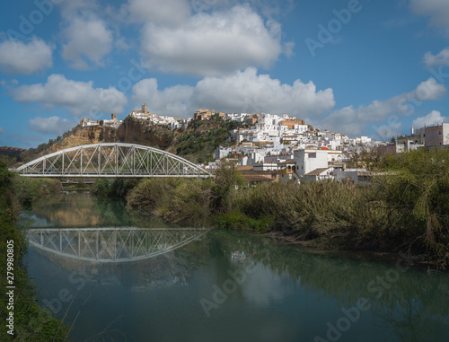 Arcos de la Frontera and Guadalete River - Cadiz Province, Andalusia, Spain