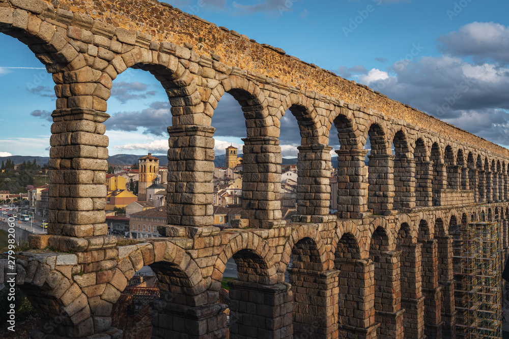 Roman Aqueduct of Segovia - Segovia, Castile and Leon, Spain