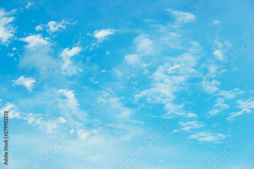 beautiful blue sky with clouds background.Sky with clouds weather nature cloud blue