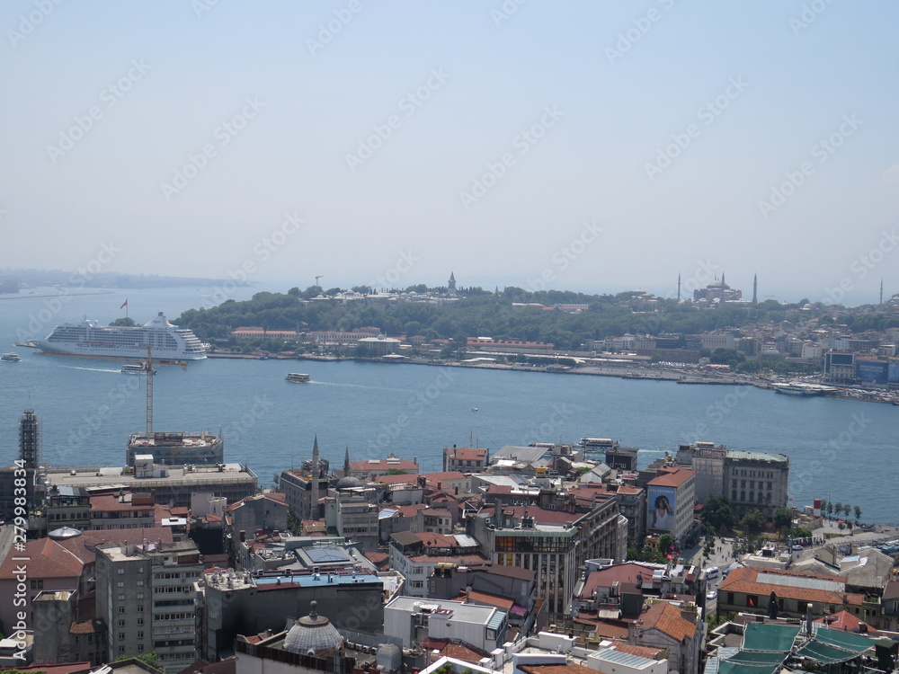 A view of Istanbul from the Galata Tower