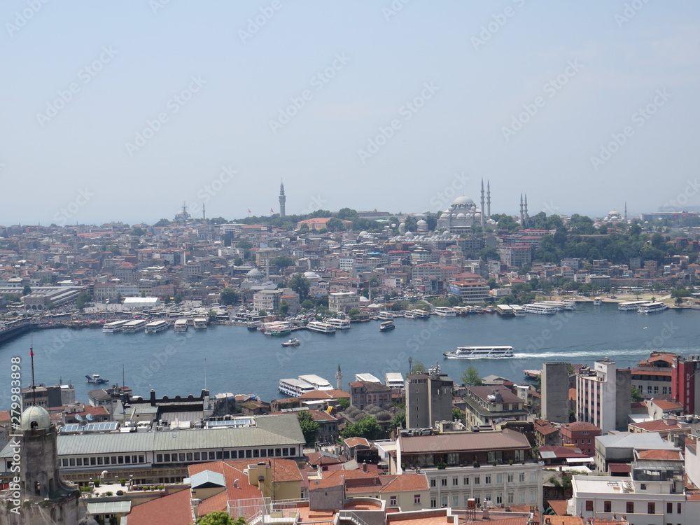 A view of Istanbul from the Galata Tower