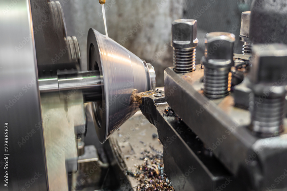 Metal cutting on a lathe. Manufacturing of parts at a machine-building enterprise. Metal cutting on a lathe. Manufacturing of parts at a machine-building enterprise.