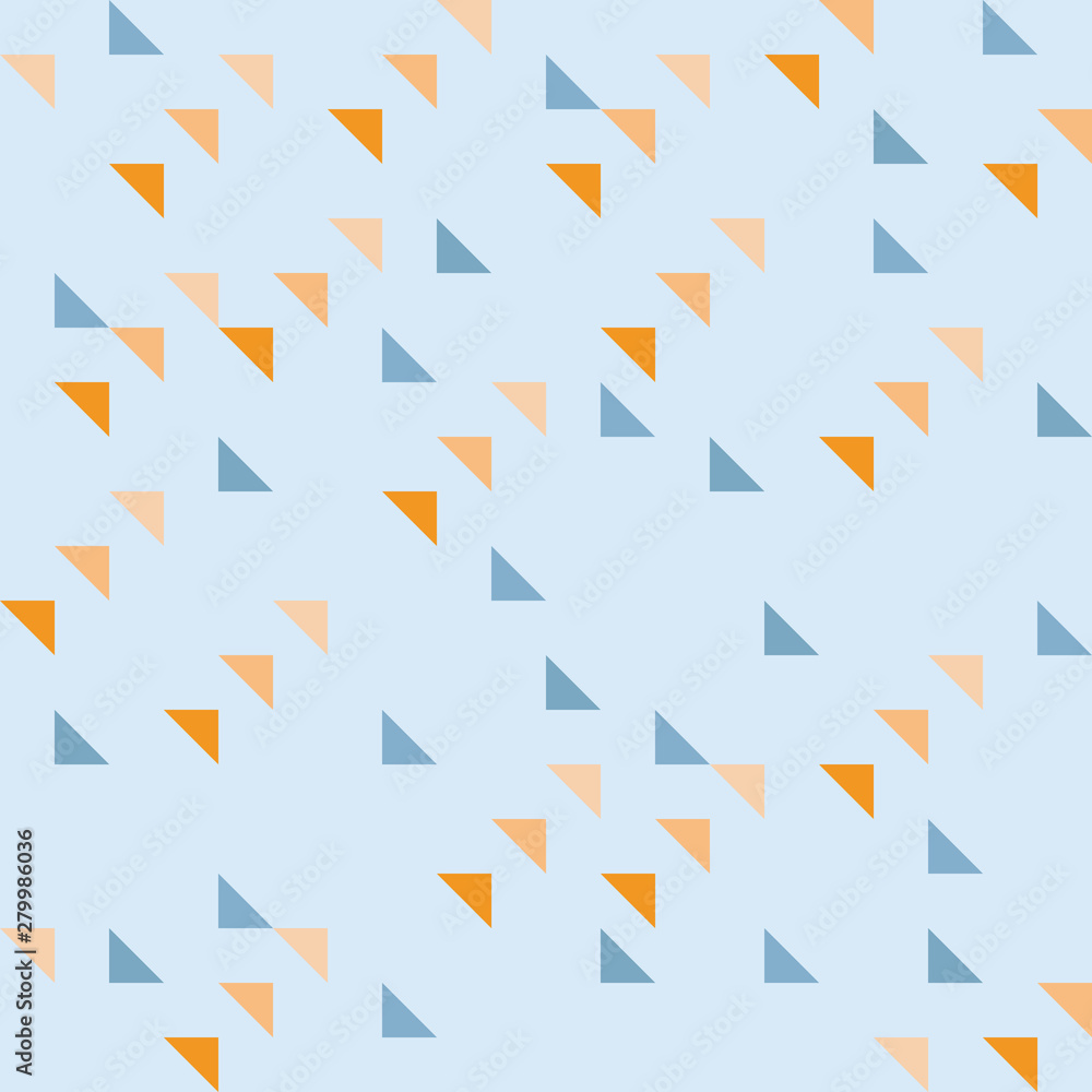 Seamless abstract geometric background. Multicolored triangles. Simple shapes. Seamless abstract geometric background. Multicolored triangles. Simple shapes.