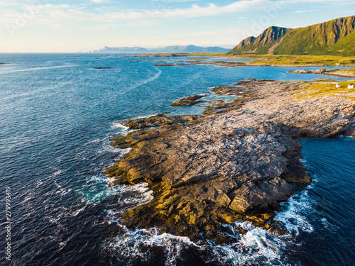 Seascape on Andoya island Norway