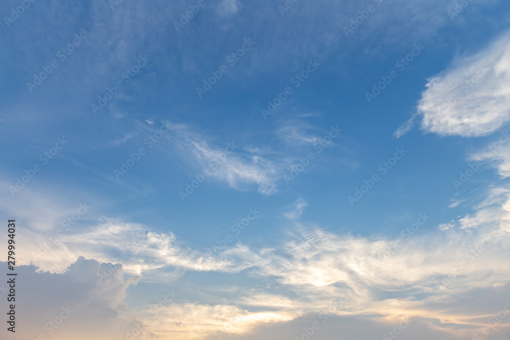 sky with clouds background