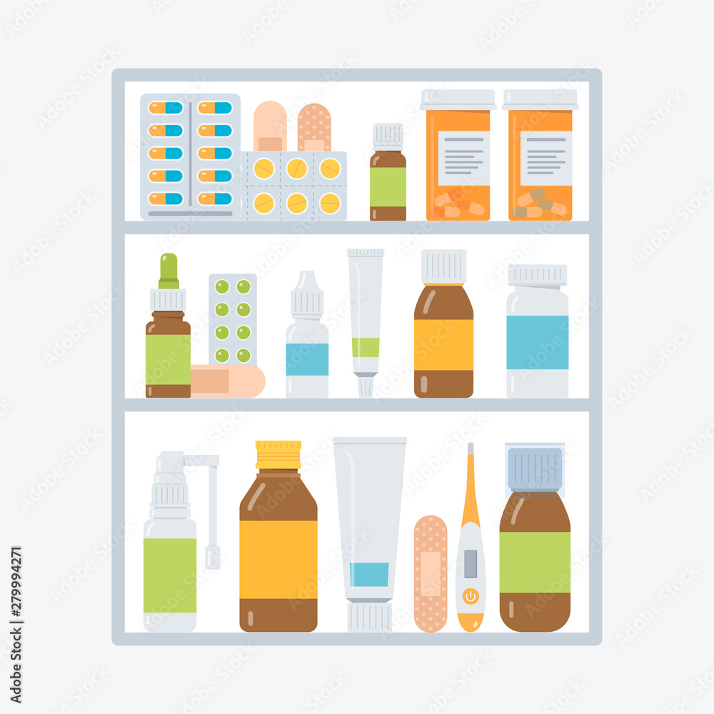 Medicine Cabinet in the bathroom Medicine Cabinet in the bathroom