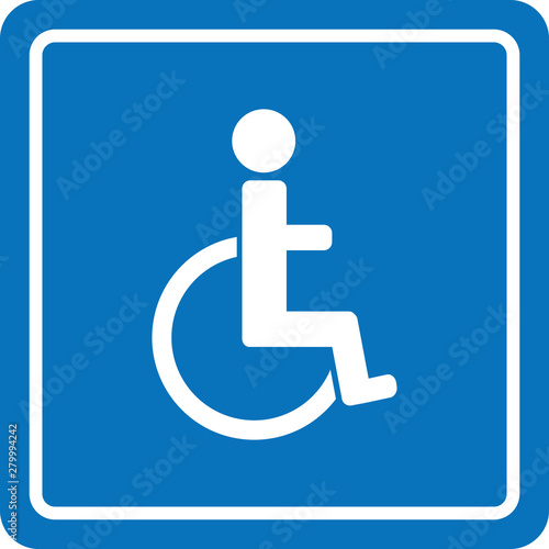 Disabled sign