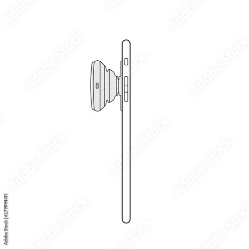 Accessory for smartphone. Holder for smartphone